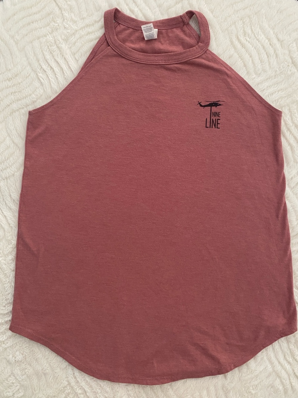 Nine Line Women's Dusty Rose Halter Tank